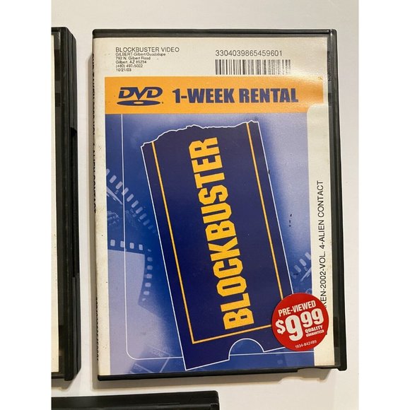 Taken Alien Abduction Blockbuster Rental Cases Vol. 3 4 5 6 DVD - Picture 3 of 11